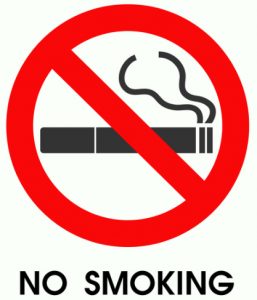 No Smoking sign