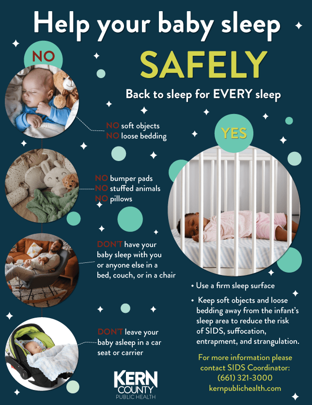 English Safe Sleep flyer