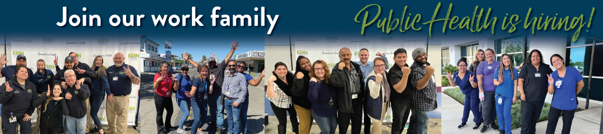 Join our work family. Public Health is Hiring!